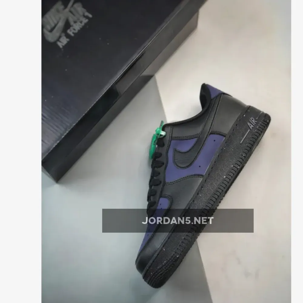 Nike Air Force 1 Low “Black/Indigo”  DZ2708-500