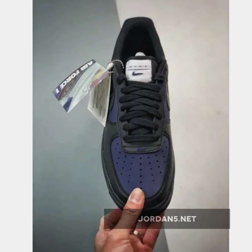 Nike Air Force 1 Low “Black/Indigo”  DZ2708-500