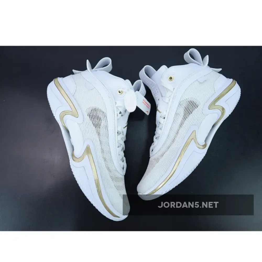 Air Jordan 36 ‘Glory’ White Gold  DJ4482-100