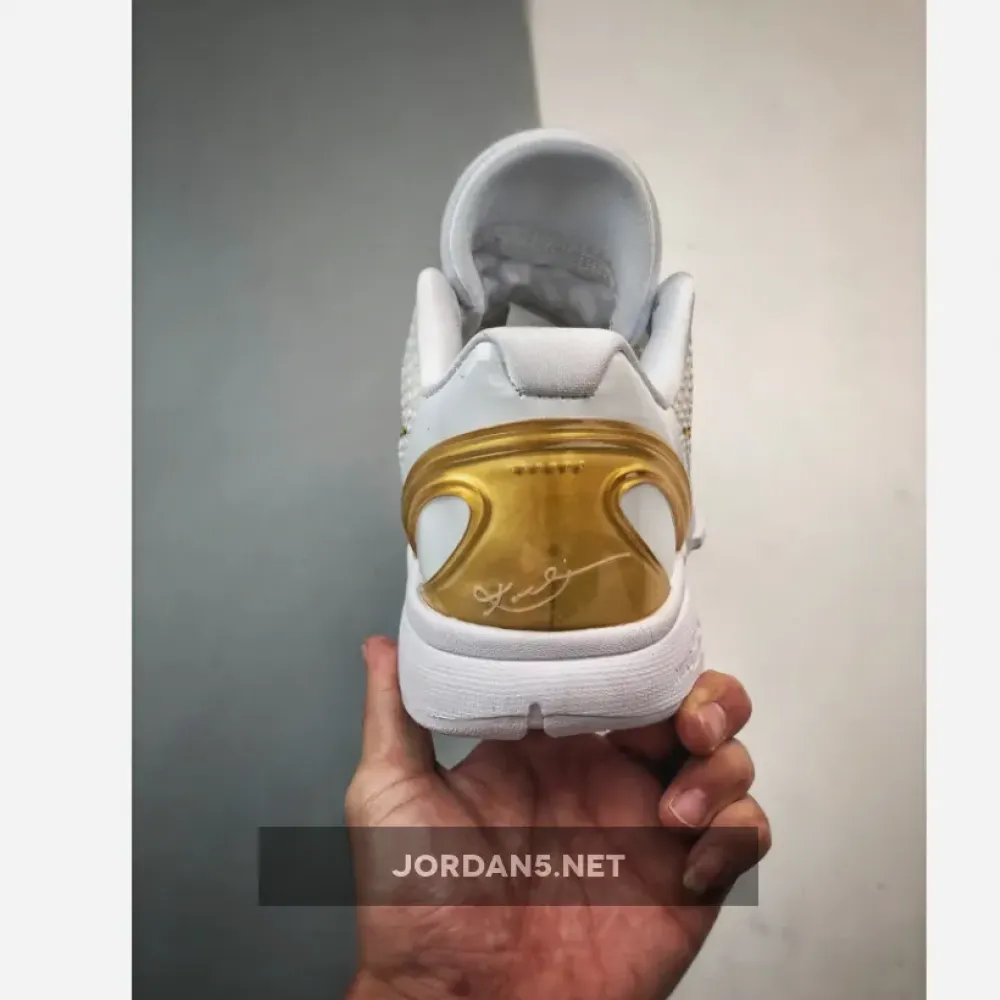 Nike Kobe 6 Protro “BHM” White/Metallic Gold