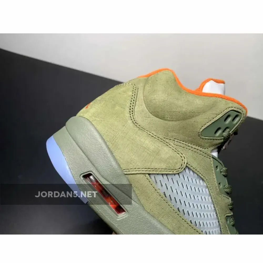 Air Jordan 5 Army Olive/Solar Orange DD0587-308