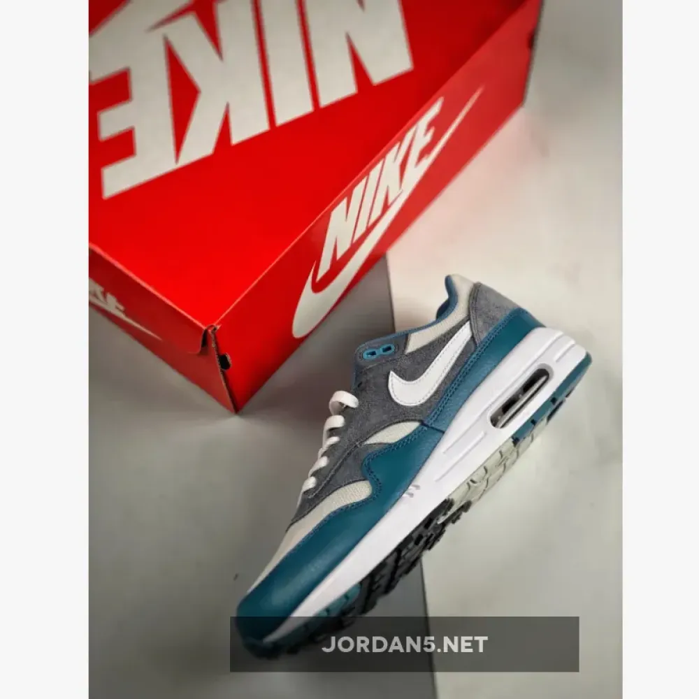 Nike Air Max 1 SC White/Cool Grey-Noise Aqua  FB9660-001