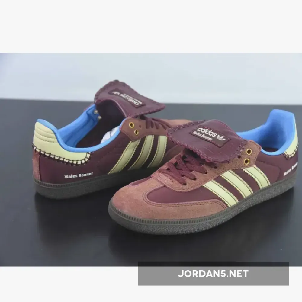 Wales Bonner x adidas Samba Fox Brown/Sandy Beige-Blue IE0579