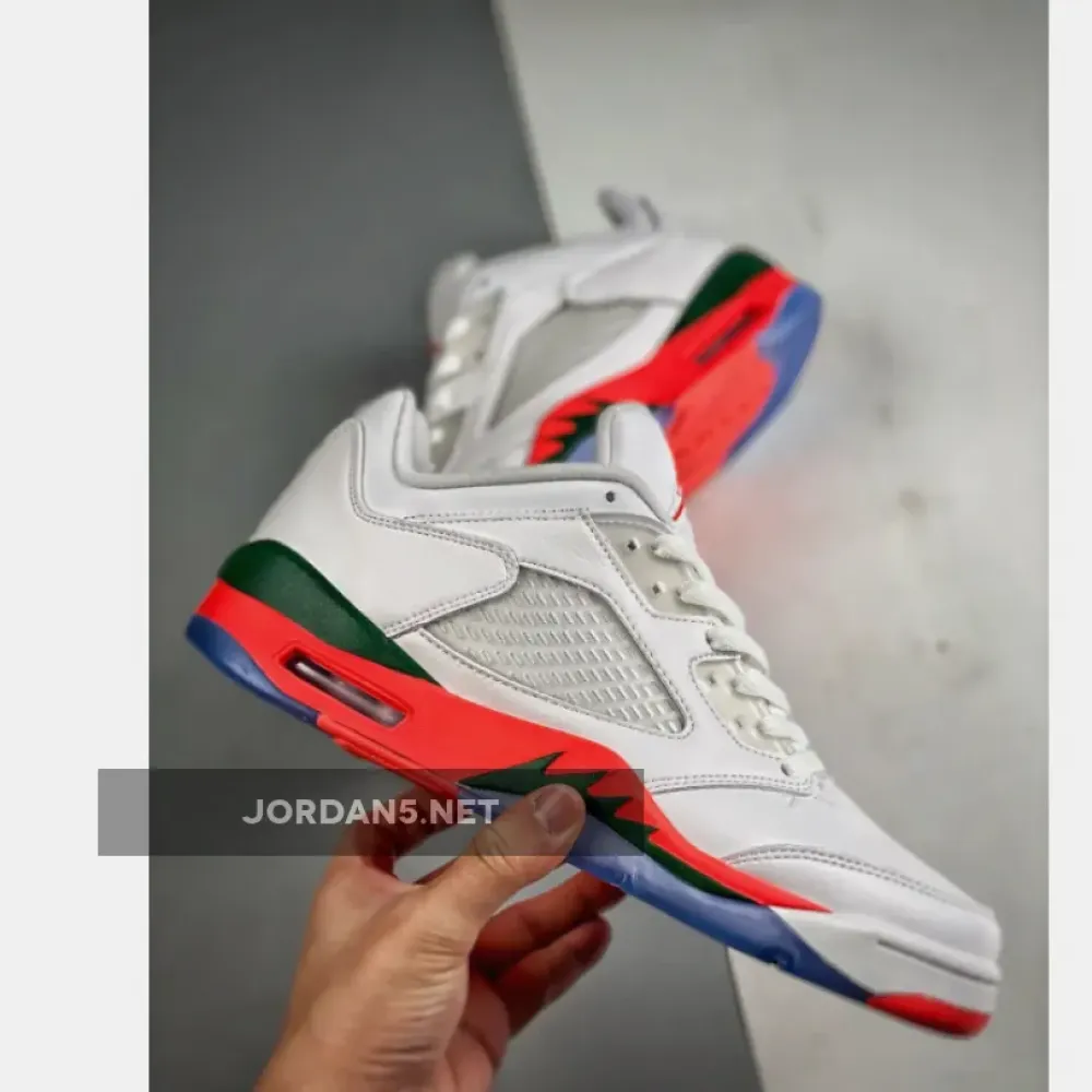 Air Jordan 5 Retro Low Hurricanes  FQ1316-018