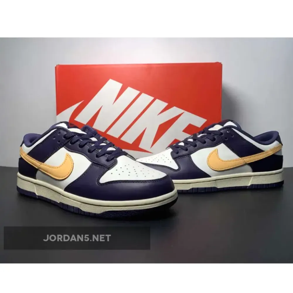 Nike Dunk Low Sail/Coconut Milk-Purple Ink-Melon Tint FV8106-181
