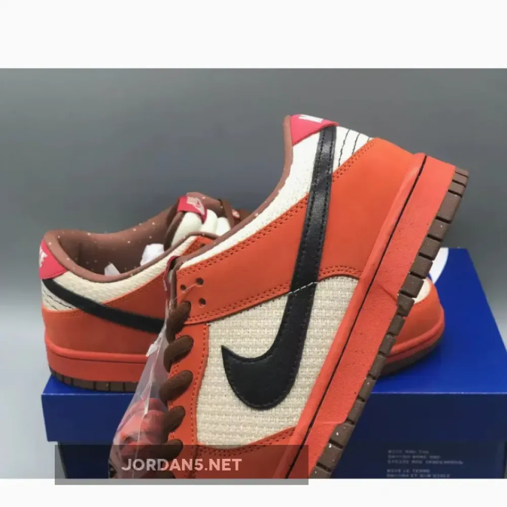 Nike SB Dunk Low Orange Hemp/Black-Sail 313170-101