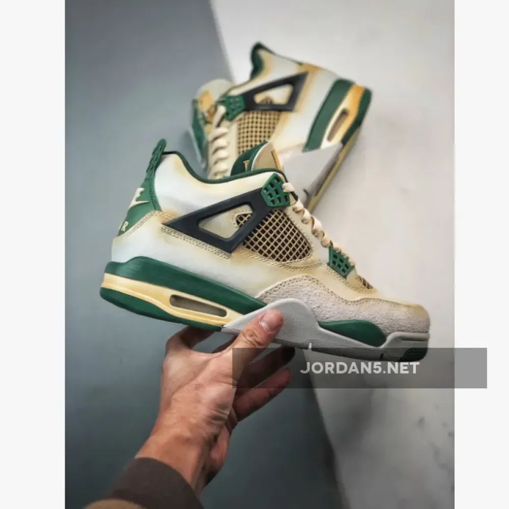 Air Jordan 4 Sail Green