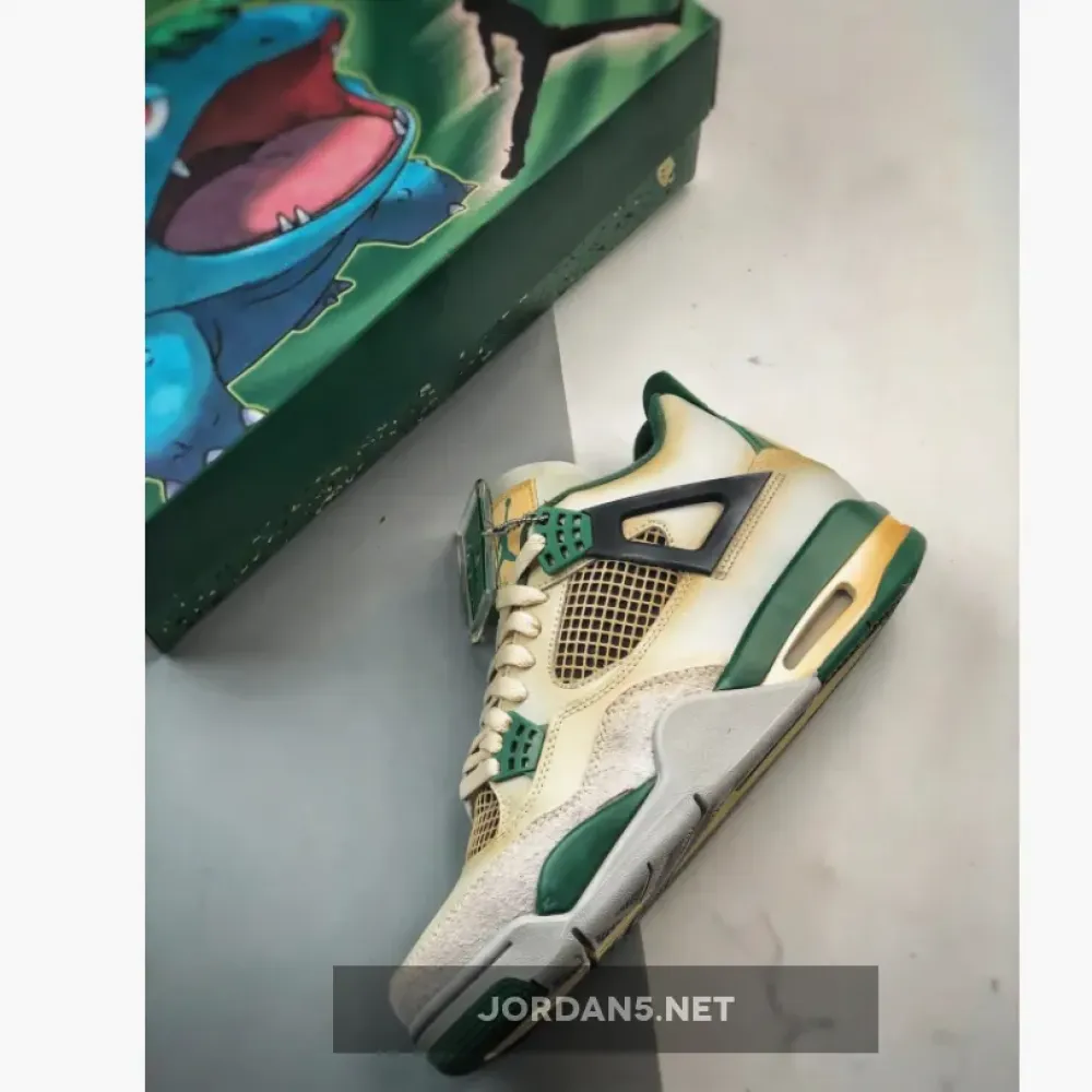 Air Jordan 4 Sail Green