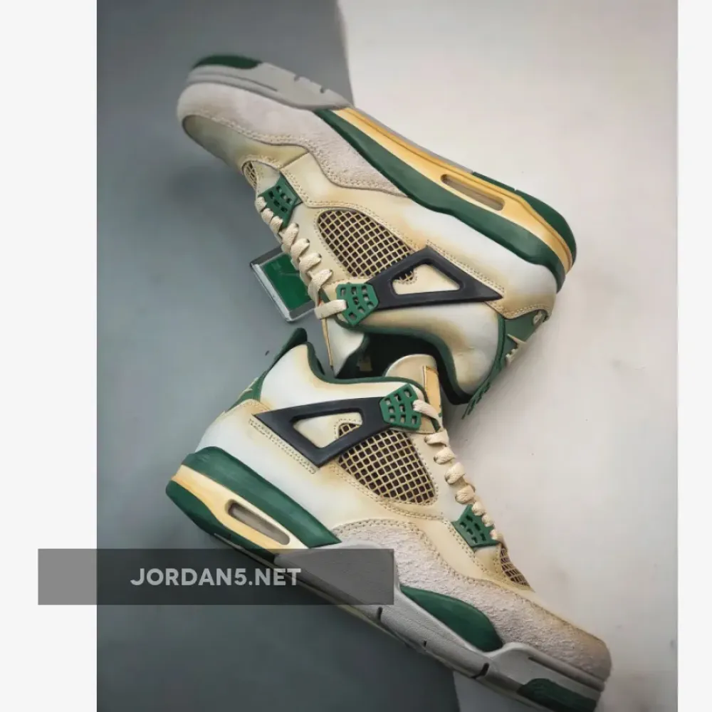 Air Jordan 4 Sail Green