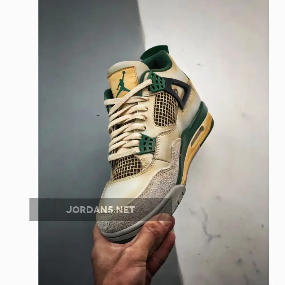 Air Jordan 4 Sail Green