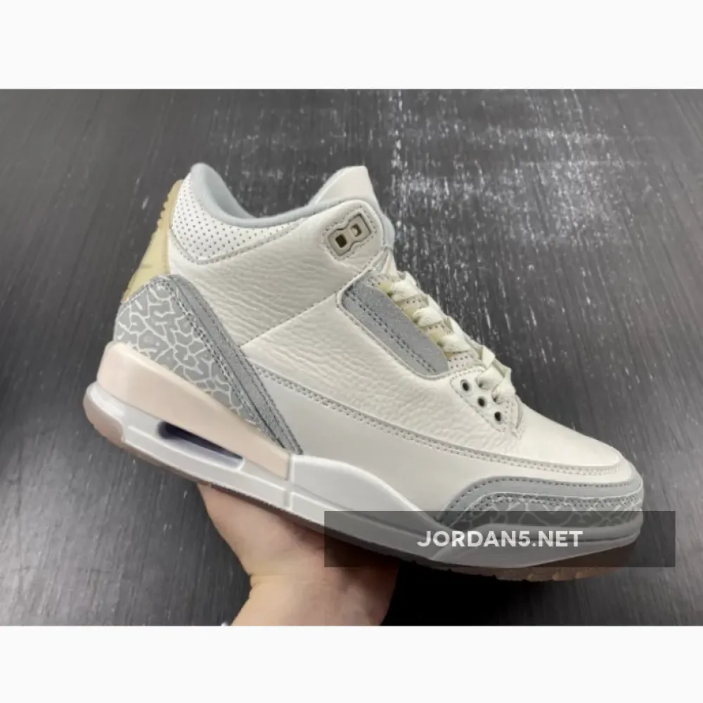 Air Jordan 3 Craft Ivory/Grey Mist-Cream  FJ9479-100