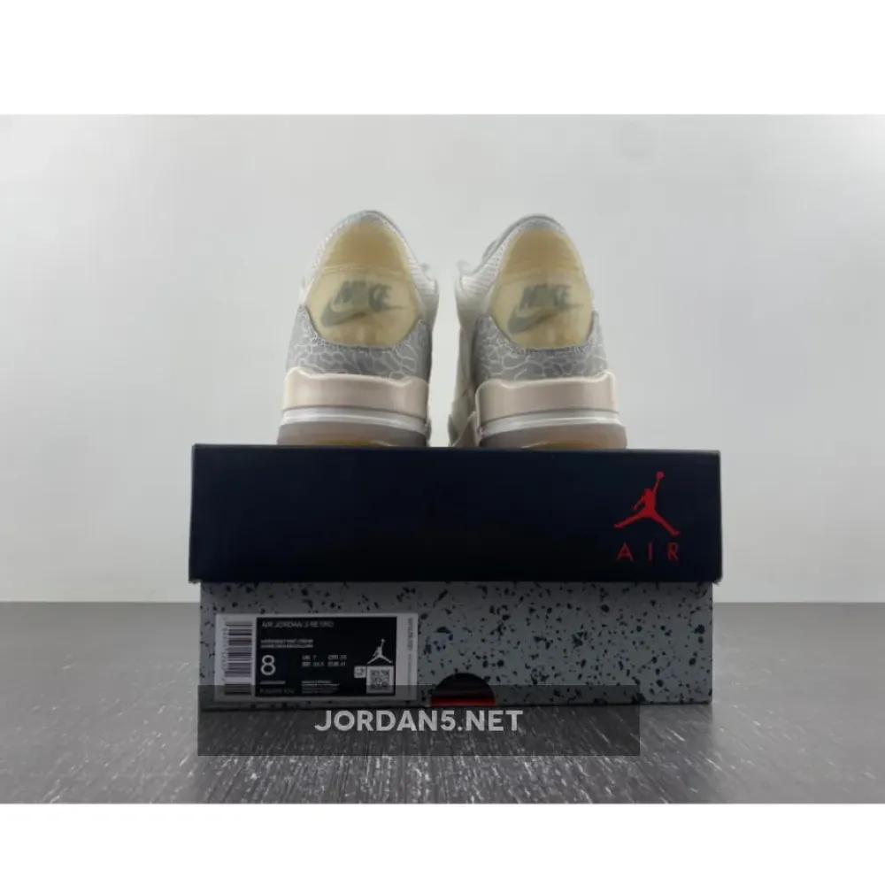 Air Jordan 3 Craft Ivory/Grey Mist-Cream  FJ9479-100