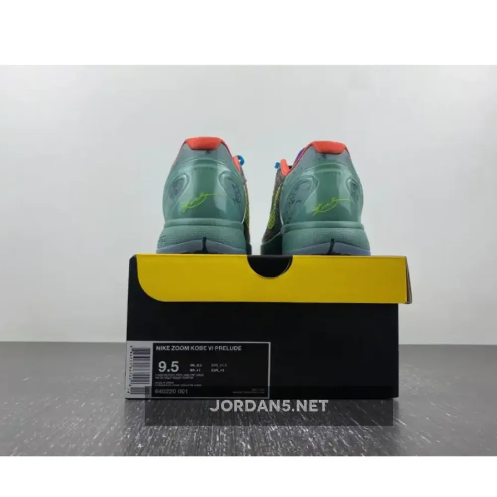 Nike Kobe 6 Protro “Prelude” Cannon/Volt-Purple Venom 1