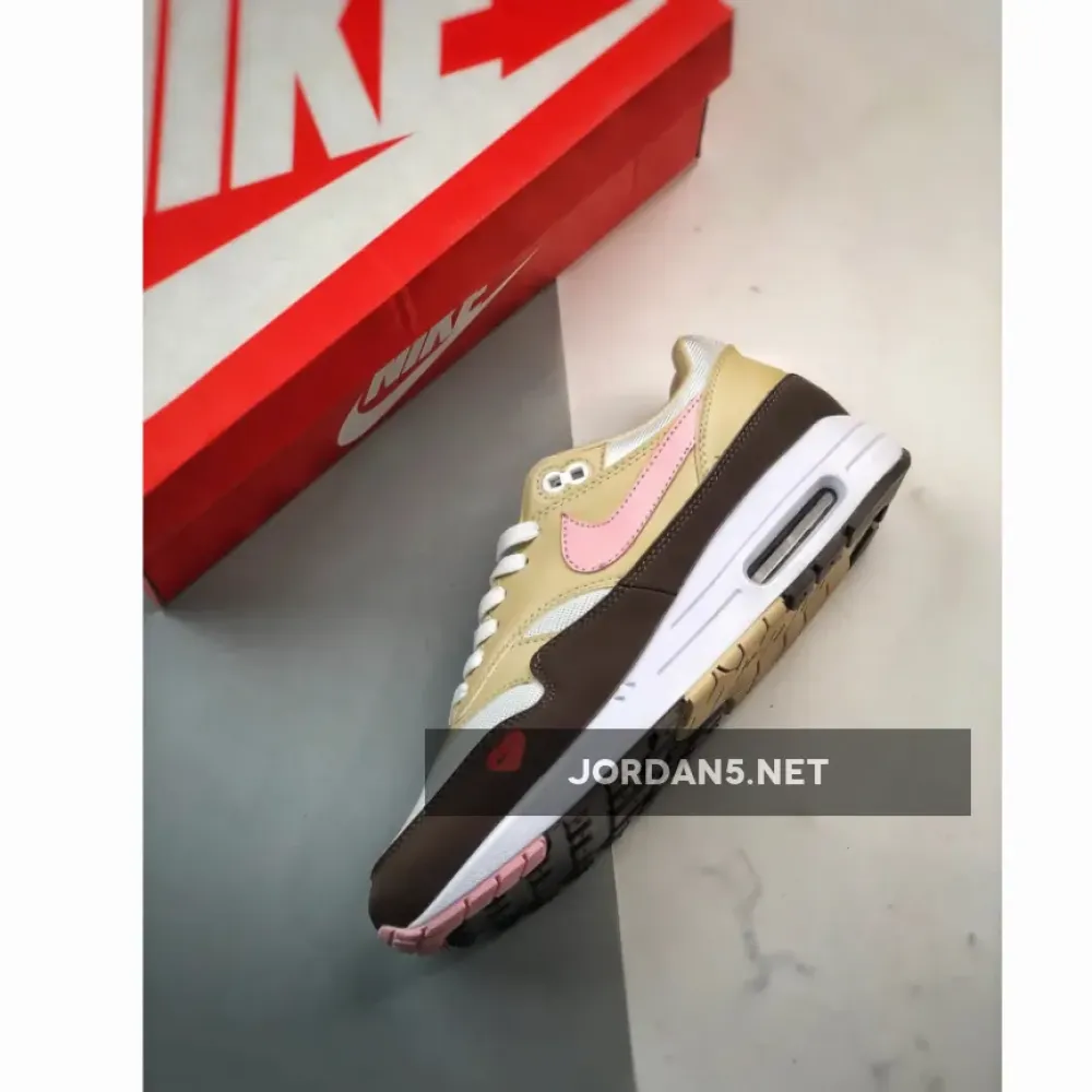 Nike Air Max 1 “Valentine’s Day” Sail/Light Soft Pink-Brown FZ4346-200