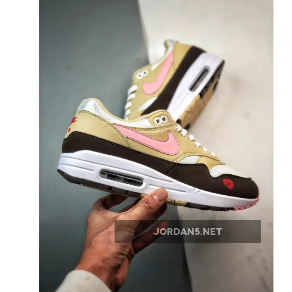 Nike Air Max 1 “Valentine’s Day” Sail/Light Soft Pink-Brown FZ4346-200