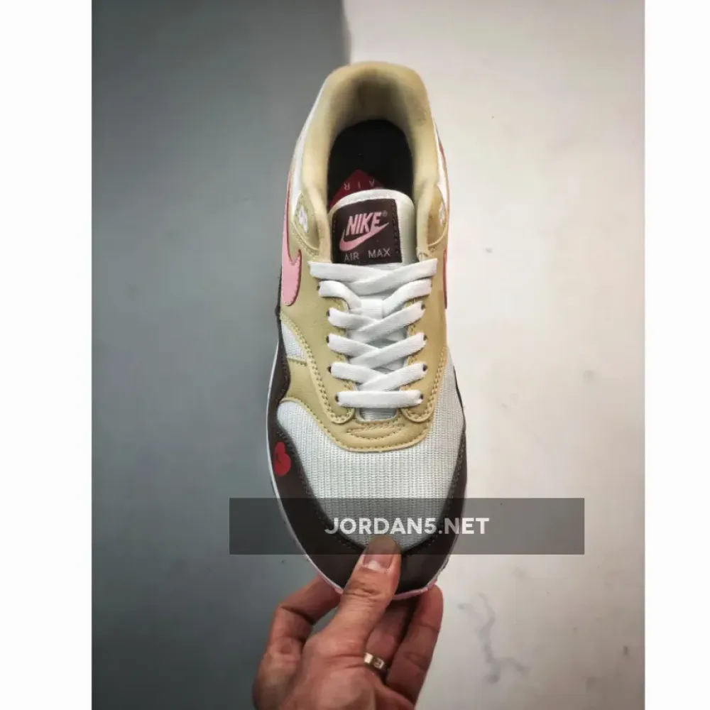 Nike Air Max 1 “Valentine’s Day” Sail/Light Soft Pink-Brown FZ4346-200