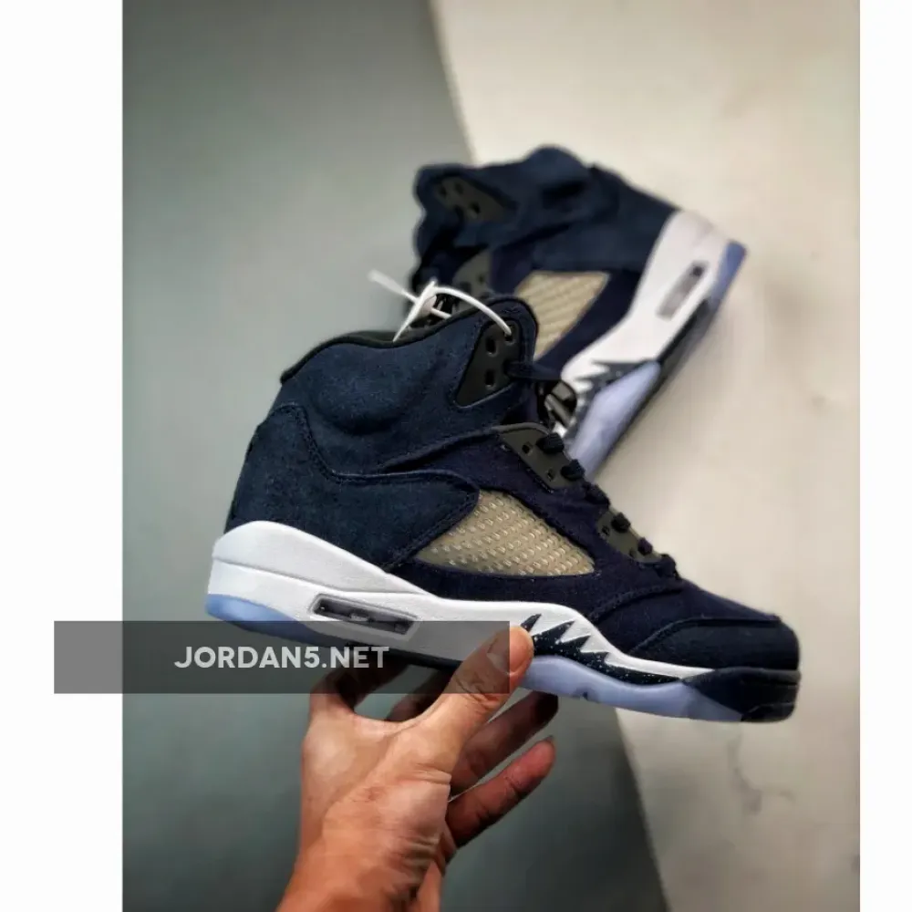 Air Jordan 5 Midnight Navy/Black-Football Grey  FD6812-400