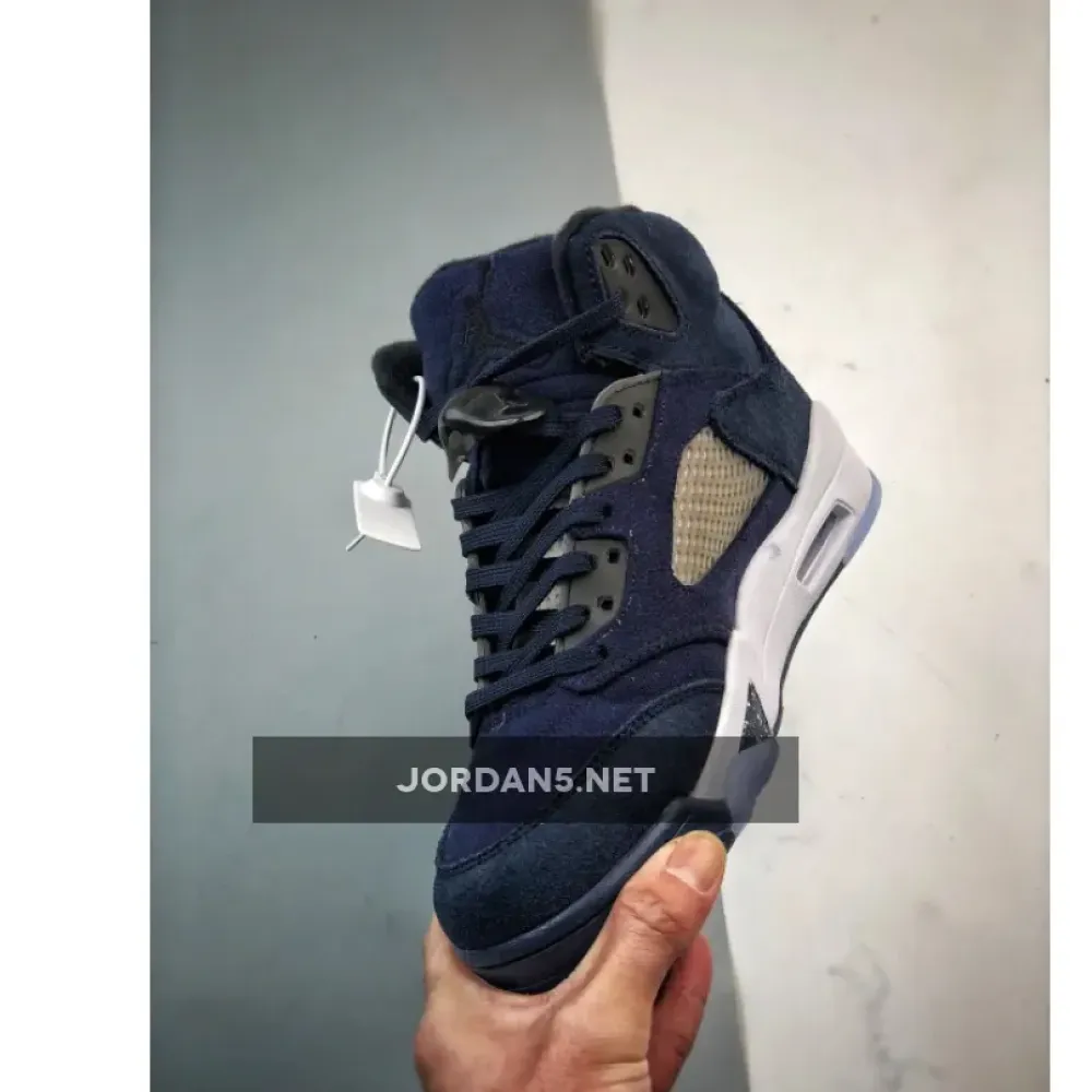 Air Jordan 5 Midnight Navy/Black-Football Grey  FD6812-400