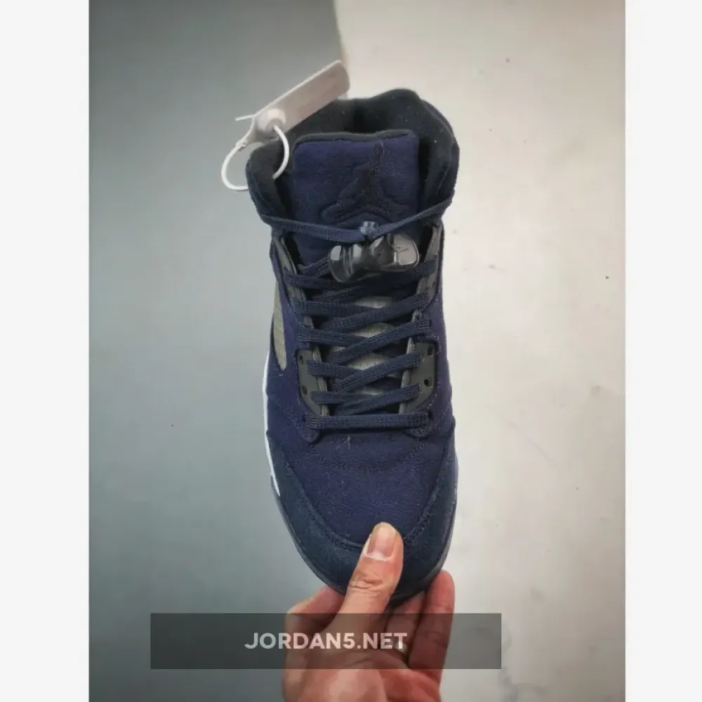 Air Jordan 5 Midnight Navy/Black-Football Grey  FD6812-400