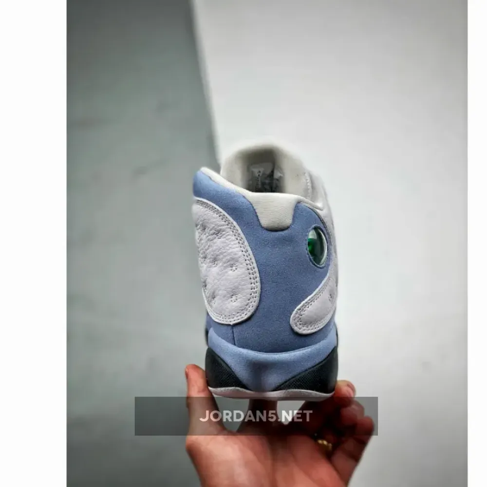 Air Jordan 13 White/Yellow Ochre-Blue Grey-Black  414571-170