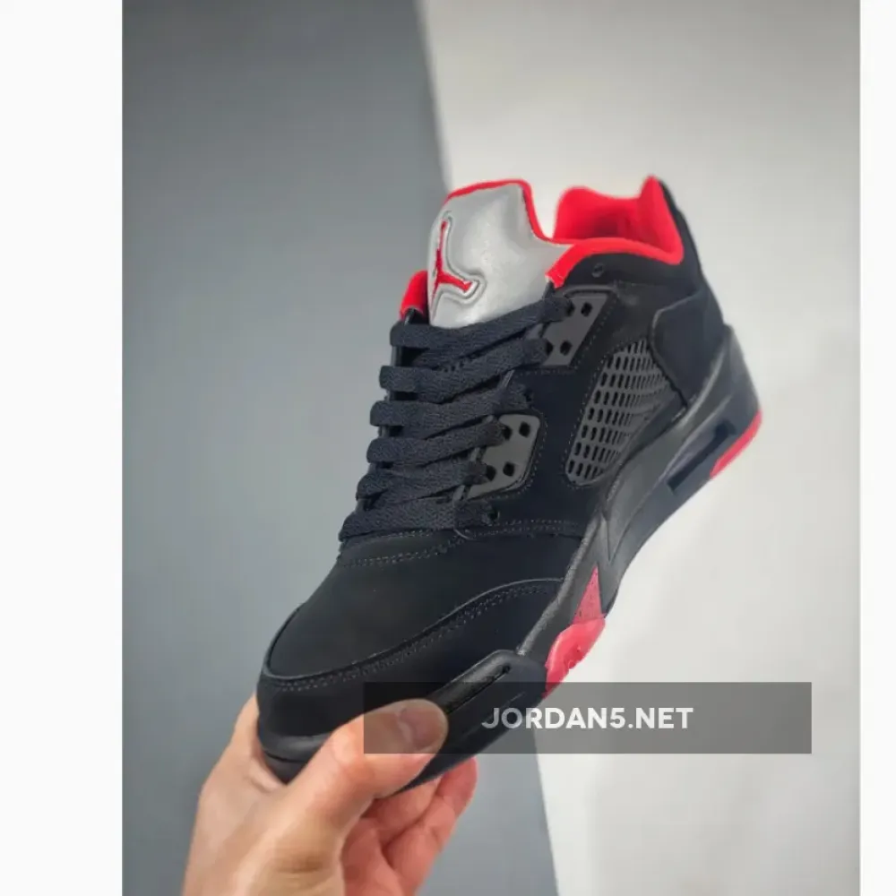Air Jordan 5 Low ‘Alternate 90’ Black/Gym Red  819171-001