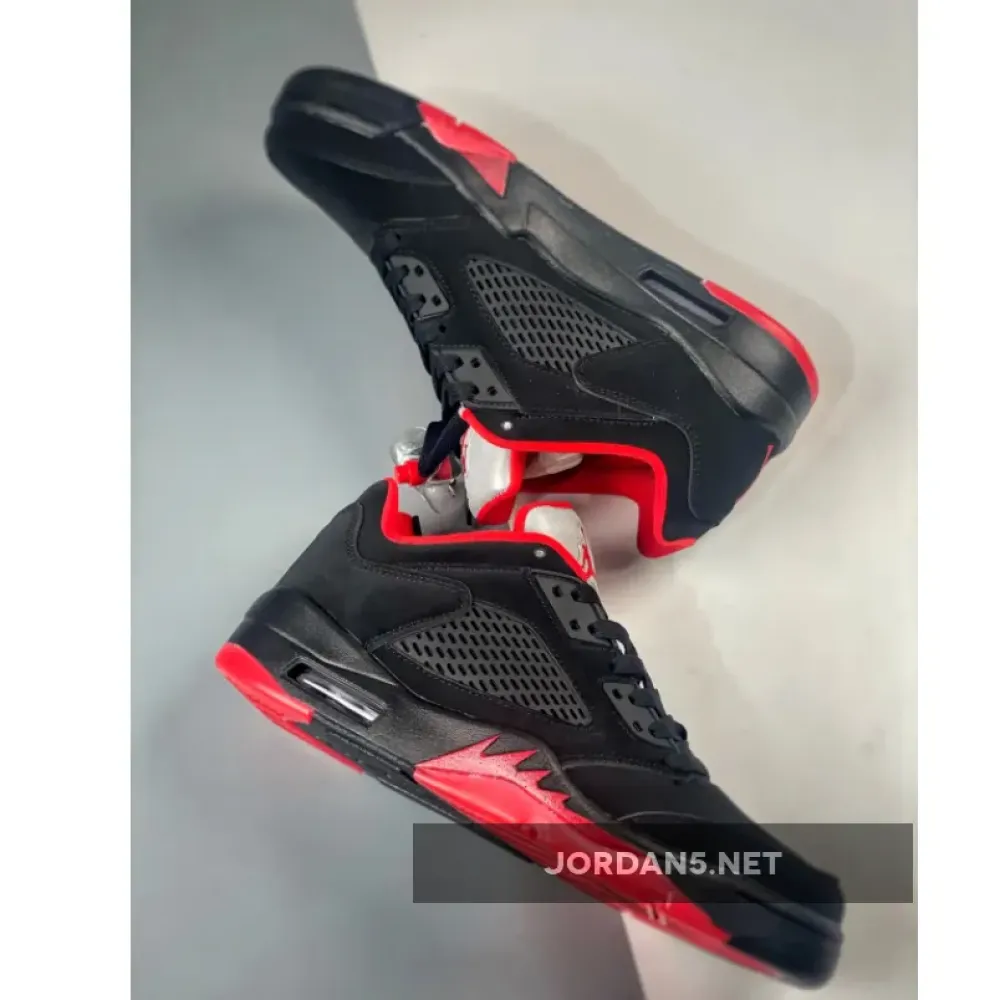 Air Jordan 5 Low ‘Alternate 90’ Black/Gym Red  819171-001