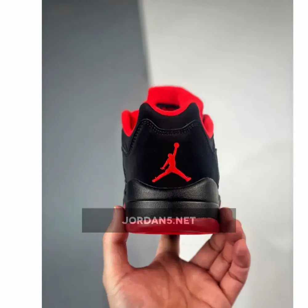 Air Jordan 5 Low ‘Alternate 90’ Black/Gym Red  819171-001