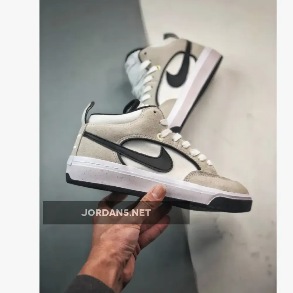 Nike SB React Leo White Black  DX4361-100