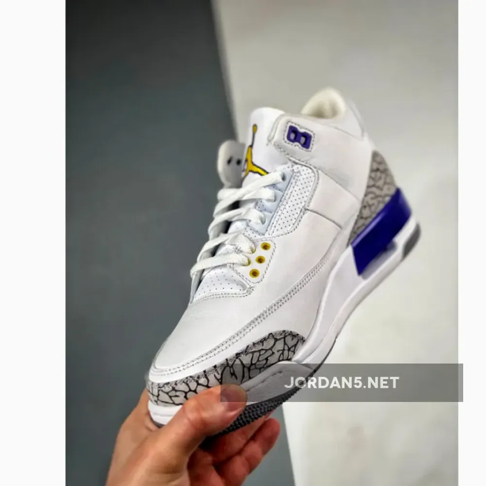 Air Jordan 3 Retro Kobe Bryant PE White Purple  869802-907