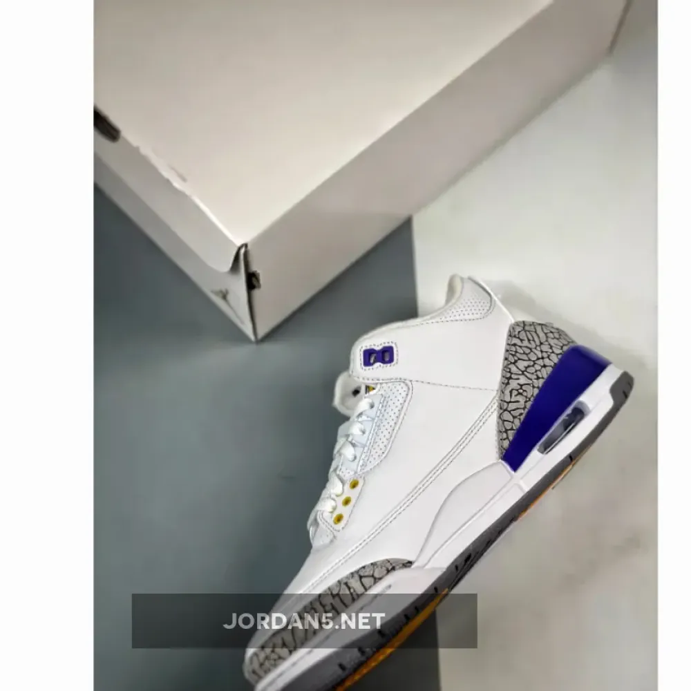 Air Jordan 3 Retro Kobe Bryant PE White Purple  869802-907