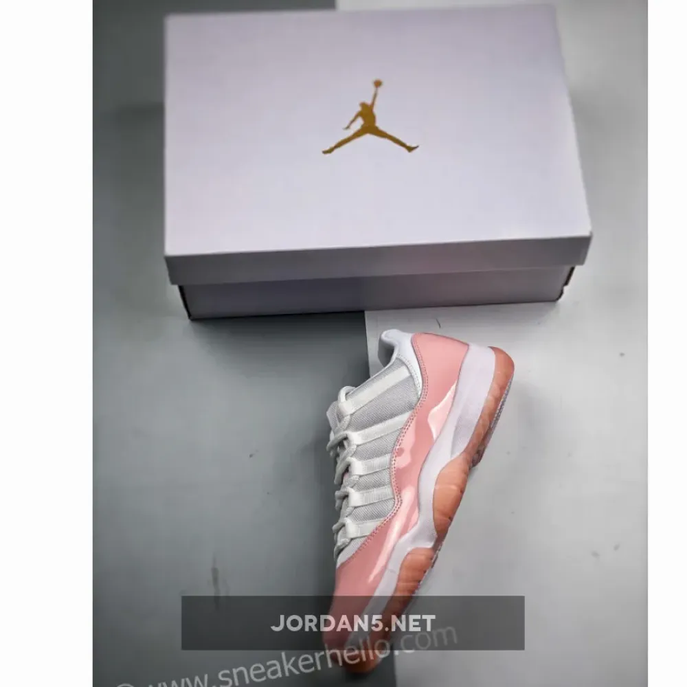 Air Jordan 11 Low White Legend Pink  AH7860-160