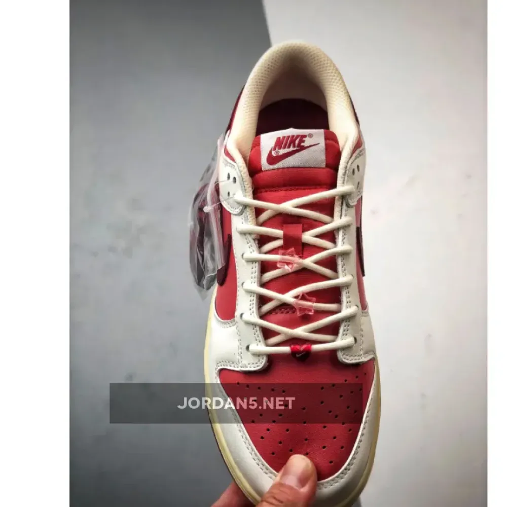 Nike Dunk Low ‘Valentine’s Day’ Sail/Team Red-Pink  HF0736-161