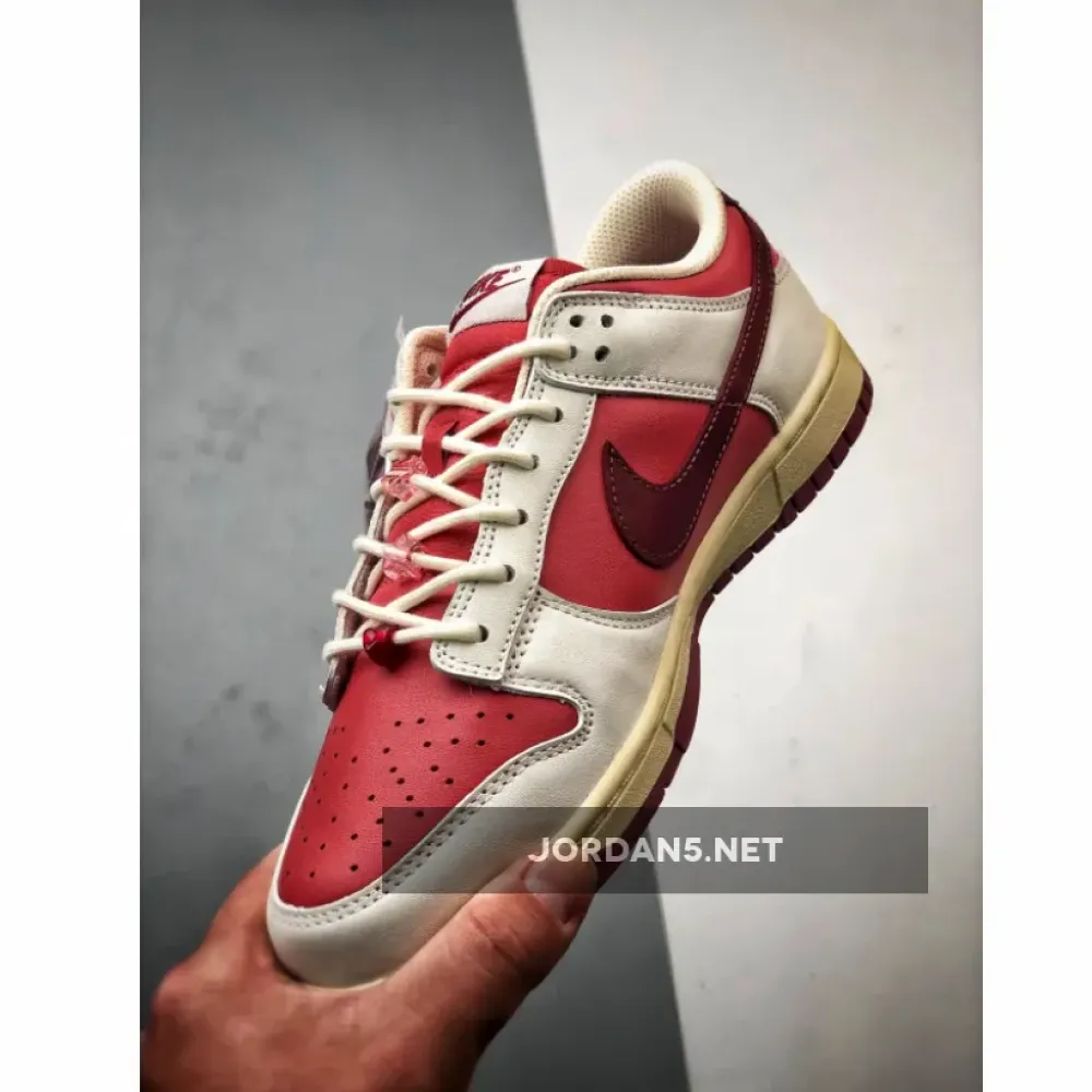 Nike Dunk Low ‘Valentine’s Day’ Sail/Team Red-Pink  HF0736-161