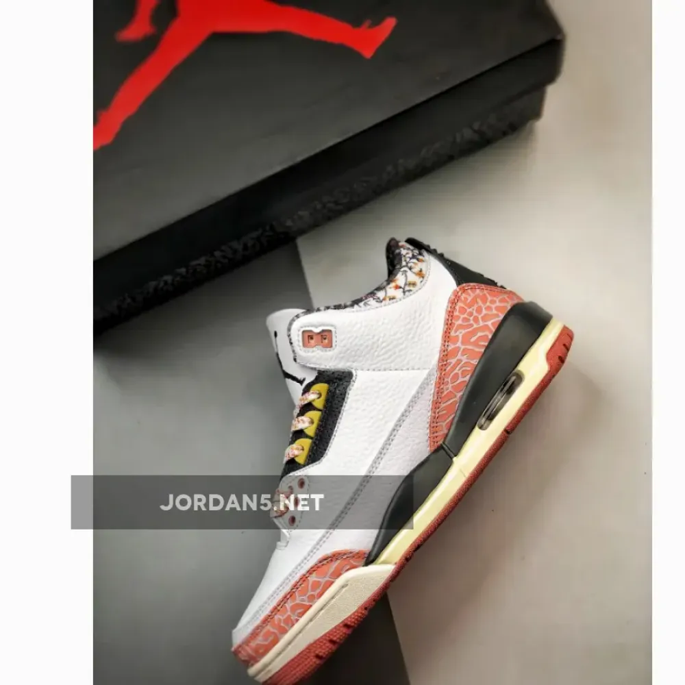 Air Jordan 3 “Vintage Floral” White/Red Stardust  441140-100