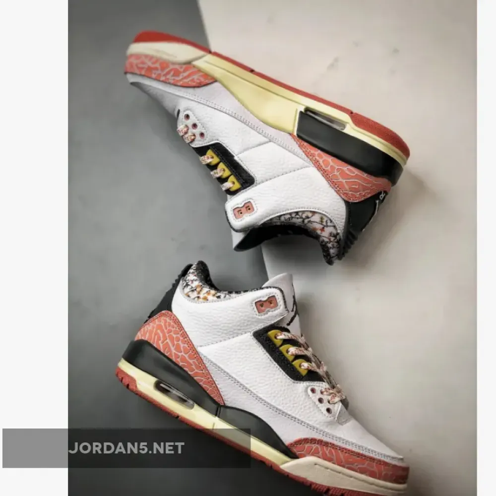 Air Jordan 3 “Vintage Floral” White/Red Stardust  441140-100