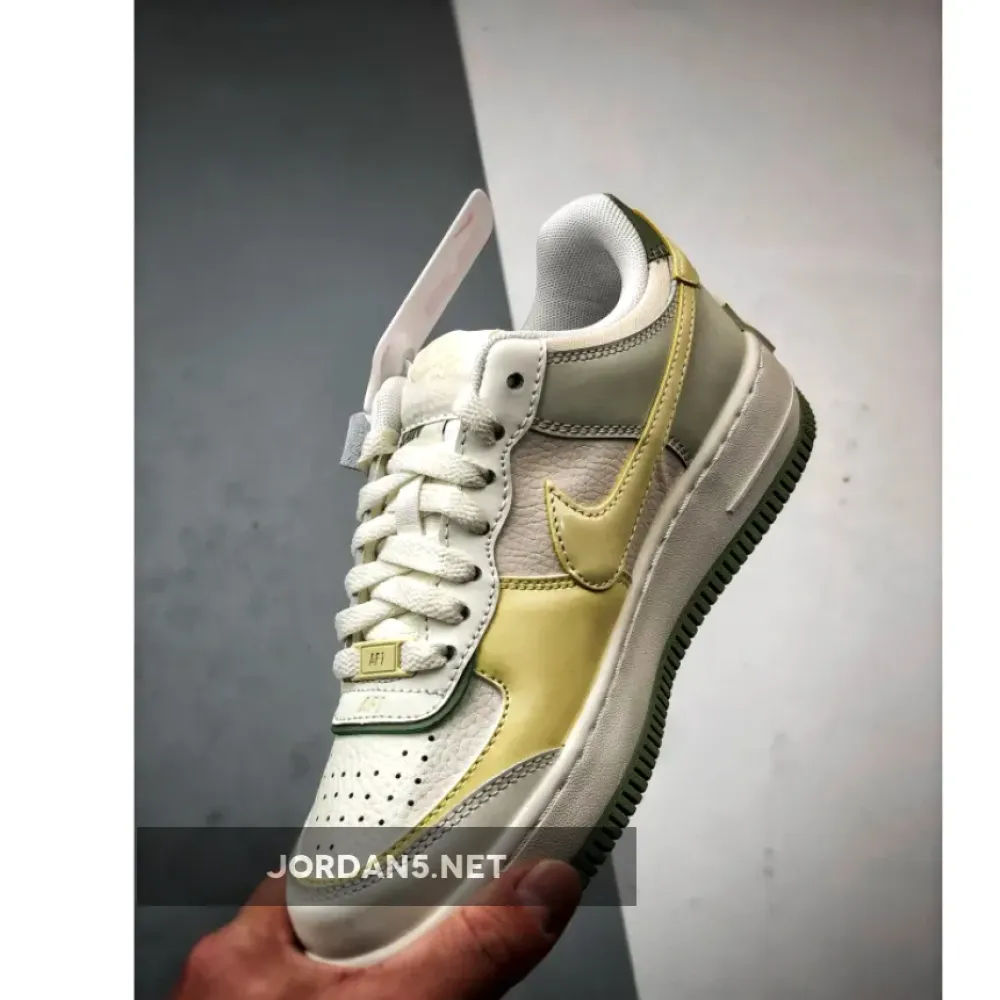 Nike Air Force 1 Shadow Pale Ivory Oil Green  FN6335-101