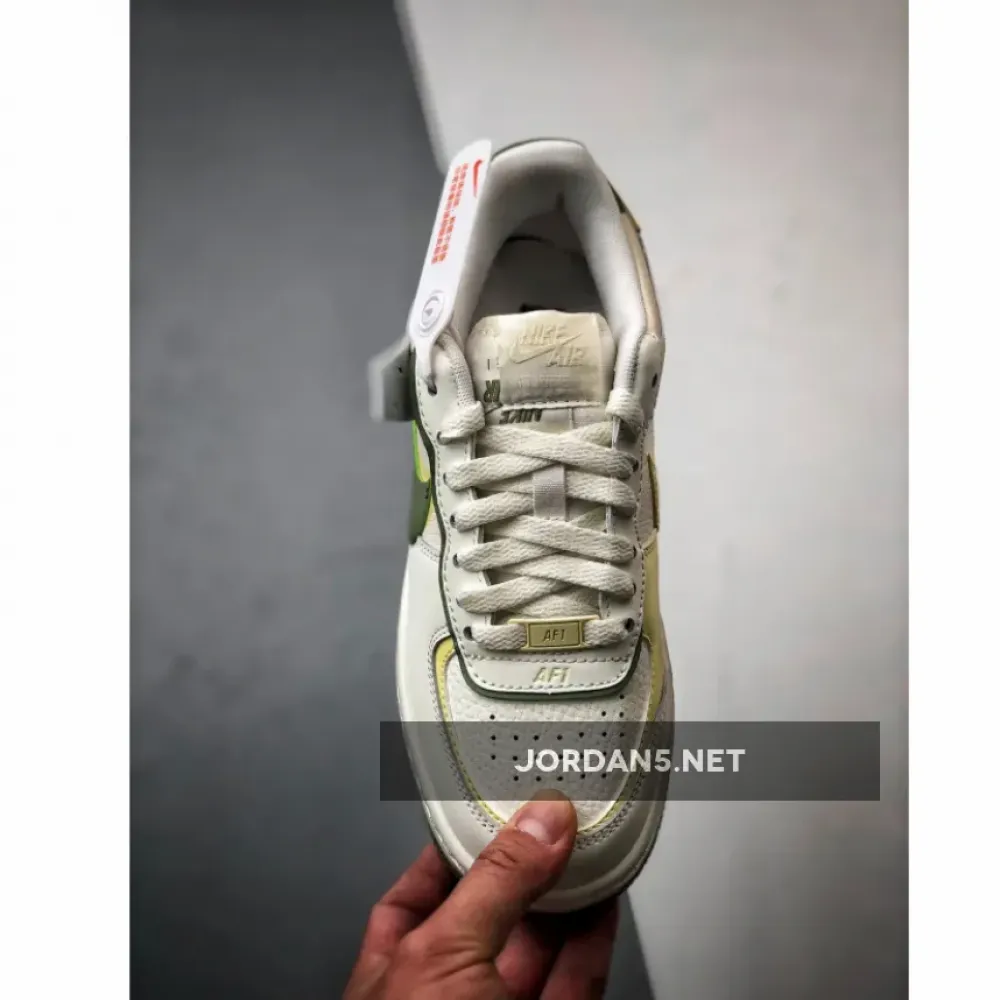 Nike Air Force 1 Shadow Pale Ivory Oil Green  FN6335-101