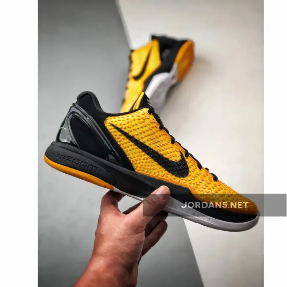 Nike Kobe 6 Del Sol/Lightbulb-Black-Tour Yellow  429659-700