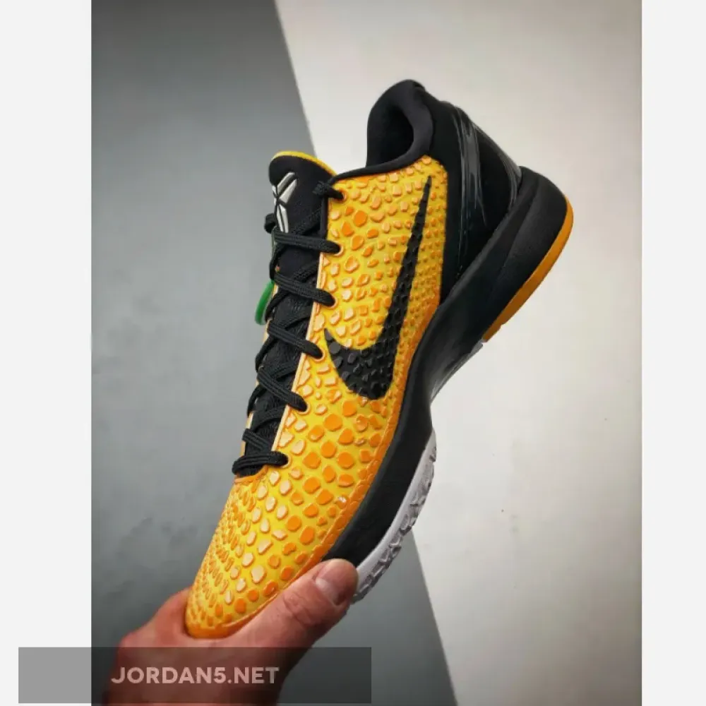 Nike Kobe 6 Del Sol/Lightbulb-Black-Tour Yellow  429659-700