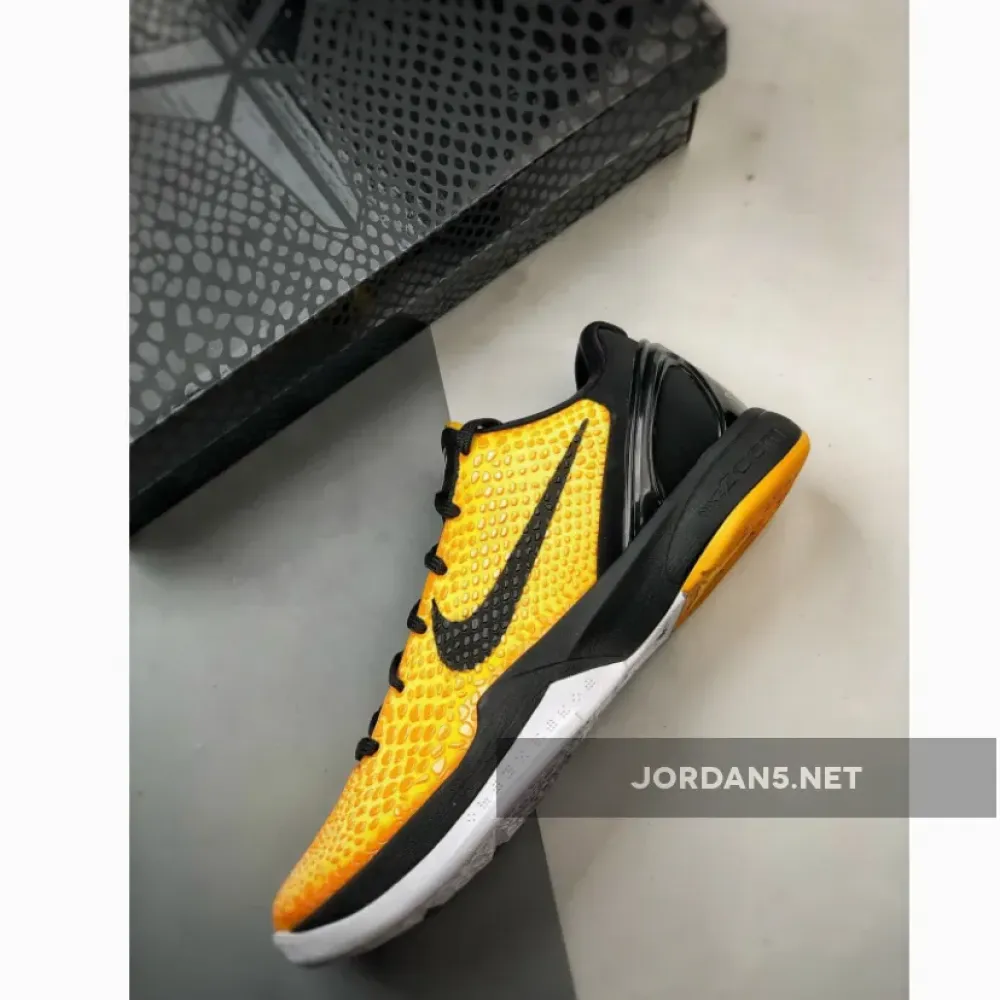 Nike Kobe 6 Del Sol/Lightbulb-Black-Tour Yellow  429659-700