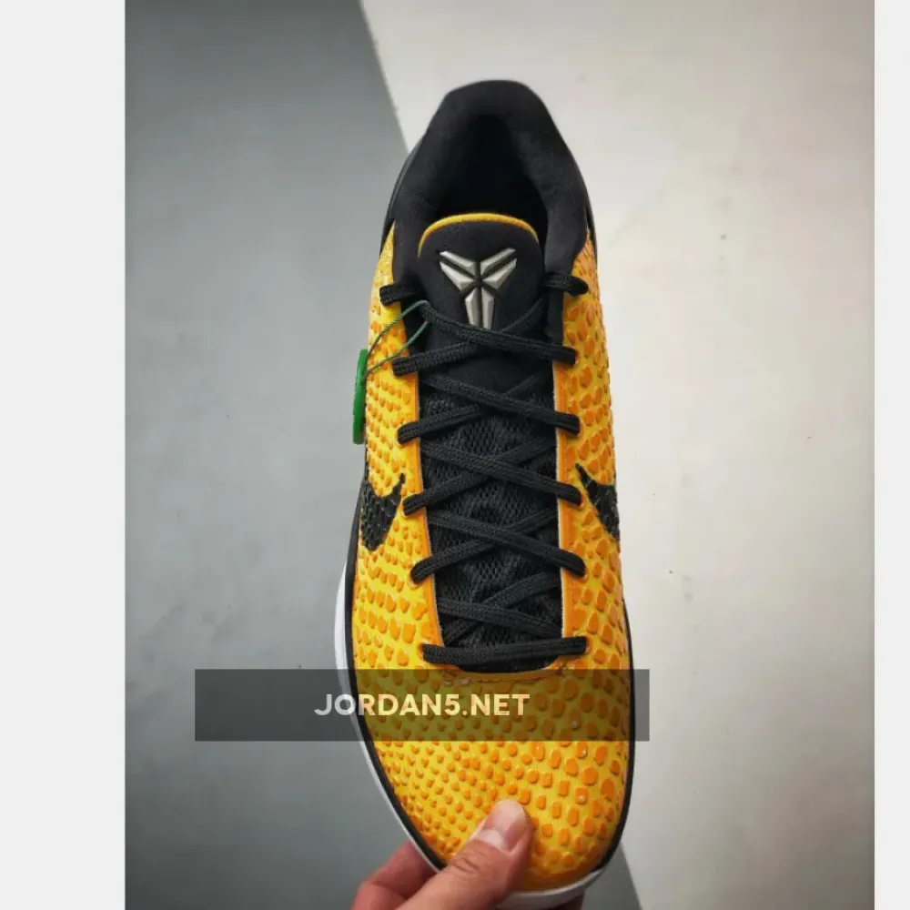 Nike Kobe 6 Del Sol/Lightbulb-Black-Tour Yellow  429659-700