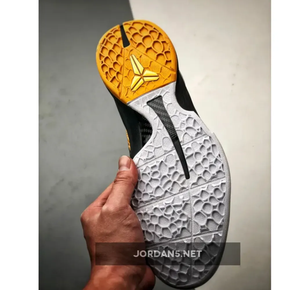 Nike Kobe 6 Del Sol/Lightbulb-Black-Tour Yellow  429659-700
