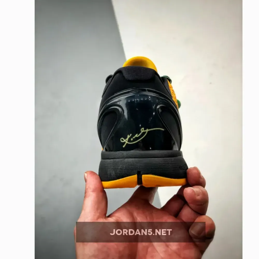 Nike Kobe 6 Del Sol/Lightbulb-Black-Tour Yellow  429659-700