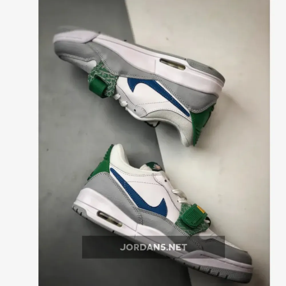 Jordan Legacy 312 Low White Grey Green  CD9054-140
