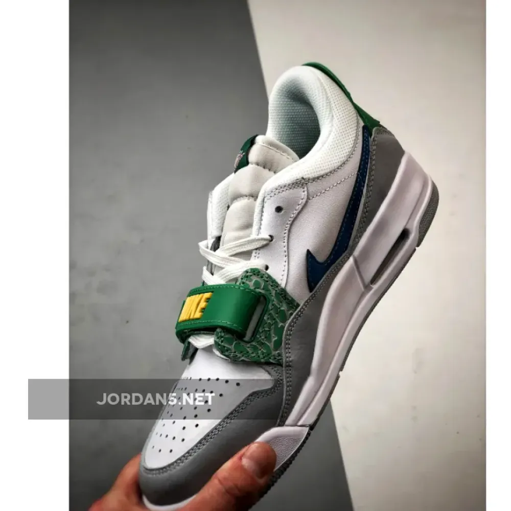 Jordan Legacy 312 Low White Grey Green  CD9054-140