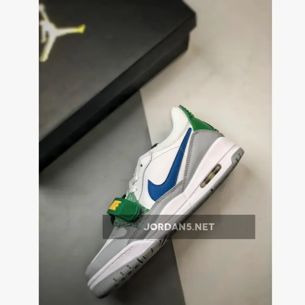 Jordan Legacy 312 Low White Grey Green  CD9054-140
