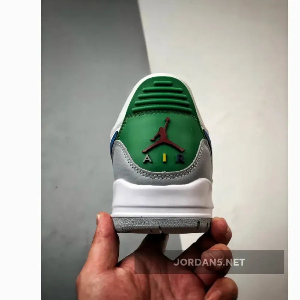 Jordan Legacy 312 Low White Grey Green  CD9054-140
