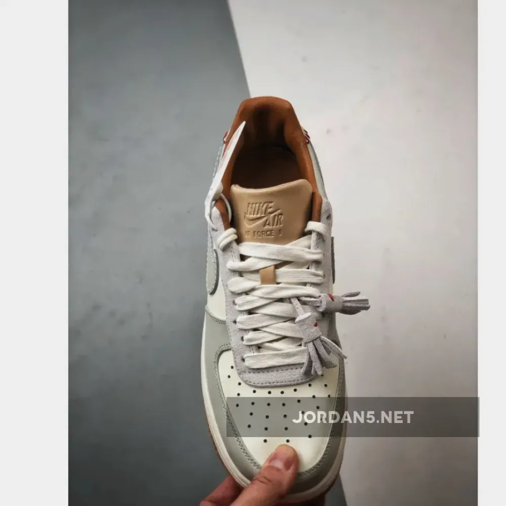 Nike Air Force 1 Low Light Bone/Sail-Tan-Gum Yellow  HF5697-001