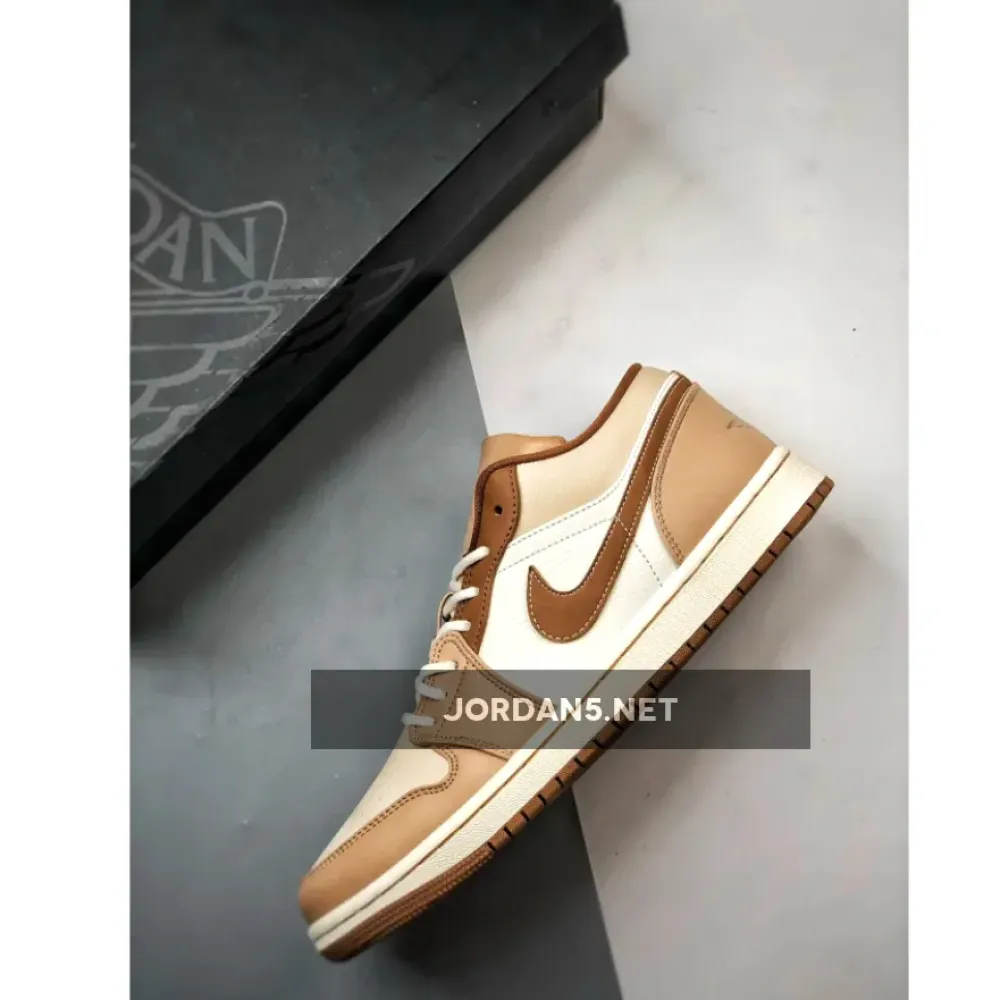 Air Jordan 1 Low Premium “Tan/Brown”  HF5753-221
