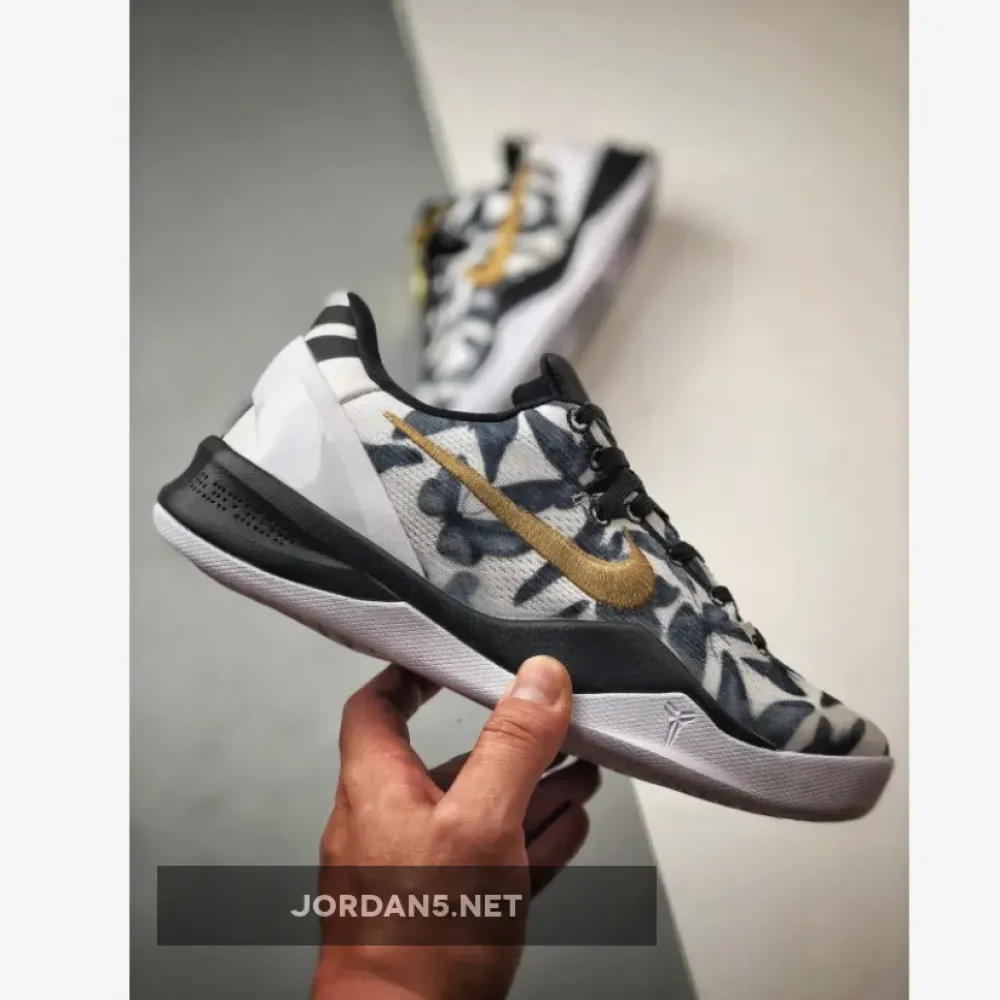 Nike Kobe 8 Protro “Mambacita” White/Metallic Gold-Black  FV6325-100